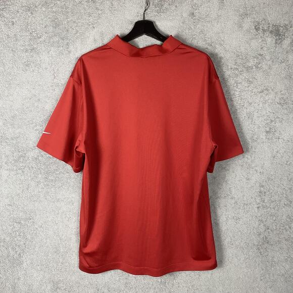 Nike Golf Disney Cruise Line Polo Shirt Mens Extra Large Red Dri-Fit Performance - Picture 2 of 9